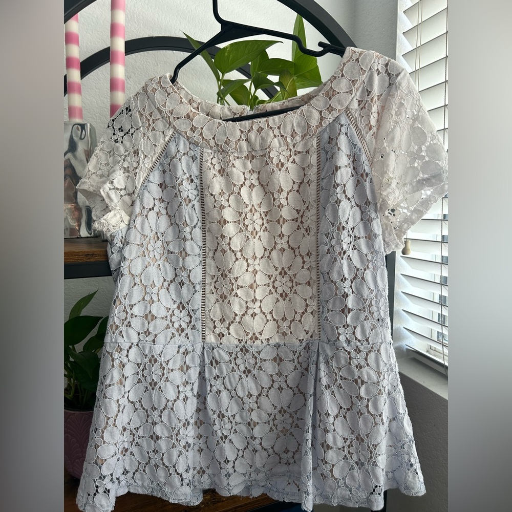 Nanette Lepore Lace Blouse